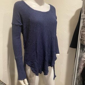 Free people navy blue tunic top